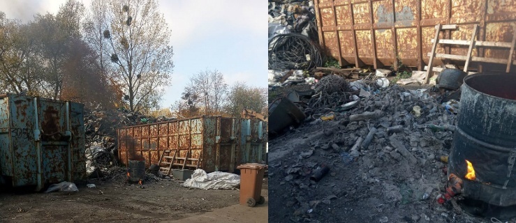 Elbląg. Za toksyczny dym dostał mandat karny