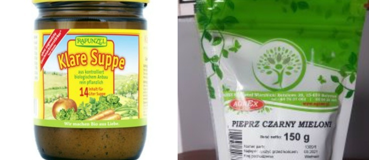 Uwaga na zupę ze szkłem i pieprz z salmonellą