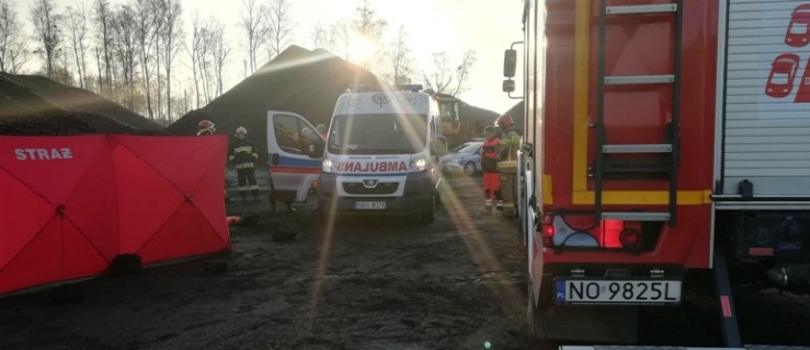 Śmierć mężczyzny w pracy 