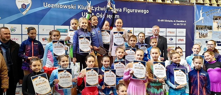 Łyżwiarze UKS „Szóstka” Elbląg wzięli udział w zawodach o „Puchar Ziemi Oświęcimskiej”