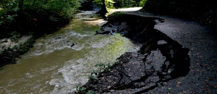 Elbląg. Przebudują czerwony szlak nad Srebnrym Potokiem 
