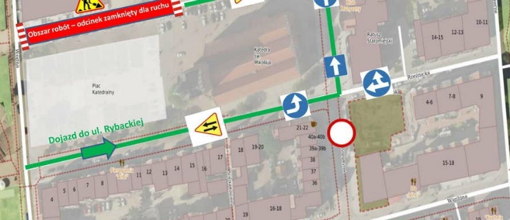 Przebudowa ulicy i zmiany w organizacji ruchu 