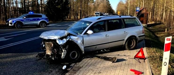 Tragiczny wypadek. Kierowca volkswagena nie żyje 