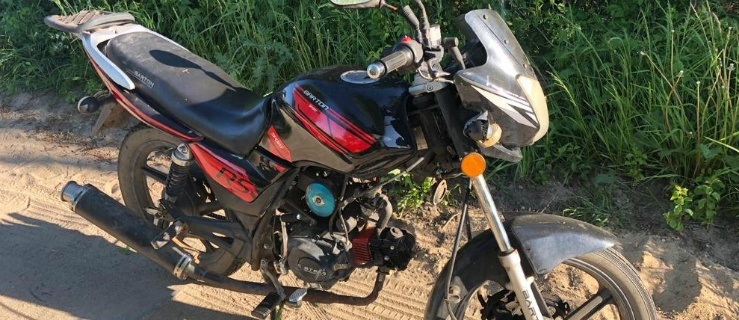 Dowiedział się od policji, że ukradli mu motorower