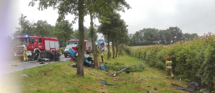 Wypadek śmiertelny na drodze krajowej