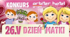 Dzień Mamy: Wygraj dla swojej mamy pobyt i romantyczną kolację w Hotelu Arbiter ***