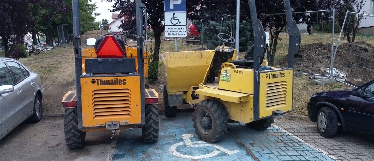 Elbląg. Mandaty dla parkujących na miejscach dla niepełnosprawnych