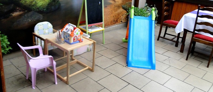 Kącik zabaw przy Restauracji Myśliwskiej