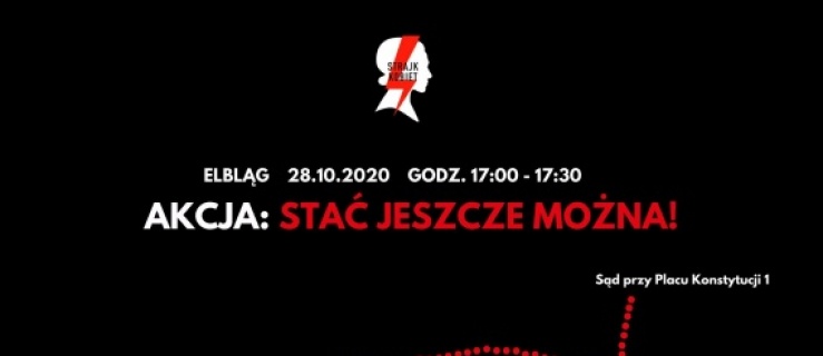 Elbląg. Czarny protest trwa