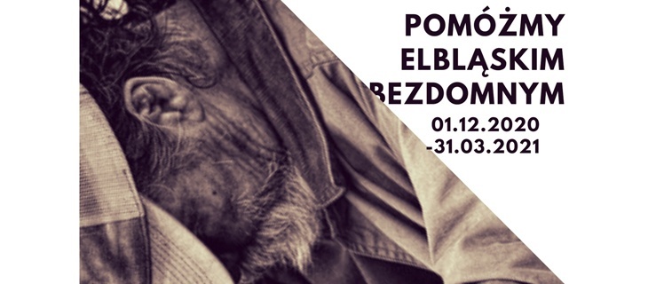 Pomoc dla bezdomnych w Elblągu. Zbiórka odzieży i żywności