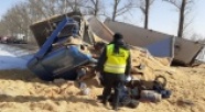 Zginął kierowca ciężarówki na drodze krajowej
