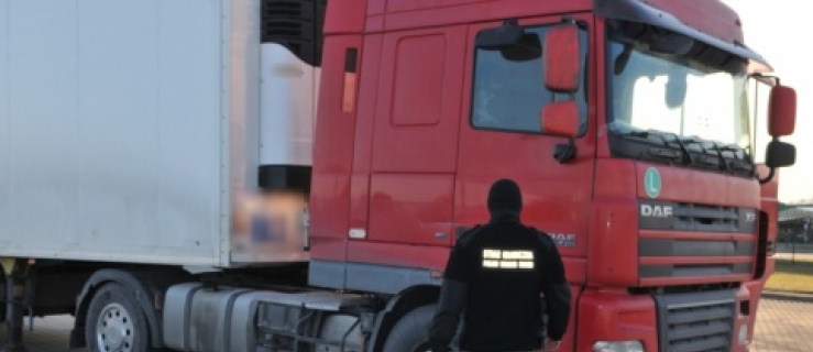 Podejrzana ciężarówka zatrzymana na granicy