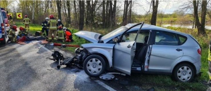 Tragiczny wypadek pod Elblągiem. Nie żyje kierowca