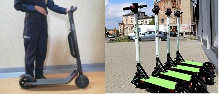 Jak poruszać się hulajnogami elektrycznymi? Mówili o tym policjanci