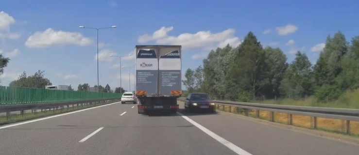 Wjechał „pod prąd” na drogę S7 w okolicy Elbląga