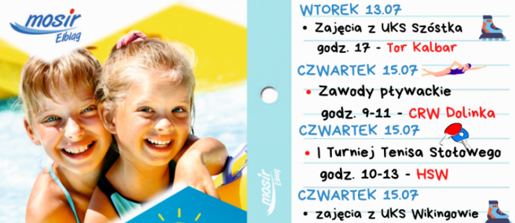 Wakacje z MOSiR. Co w tym tygodniu?