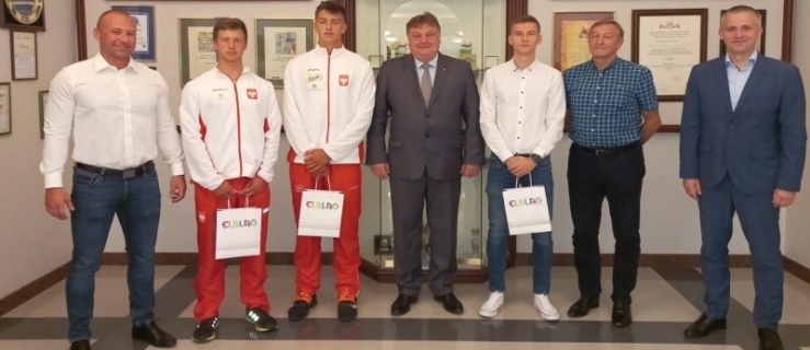 Sportowcy spotkali się z prezydentem Elbląga