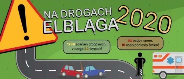 Plakat, który ma wzbudzić refleksję wśród kierowców