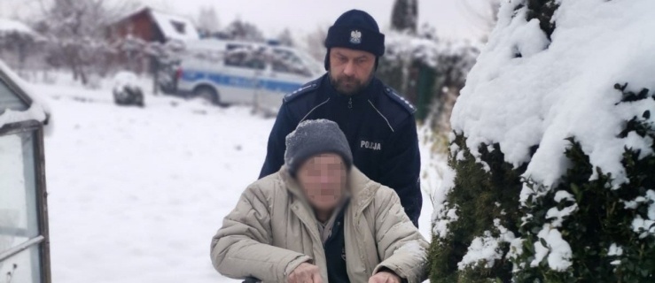 Policjanci pomogli bezdomnemu 72-latkowi