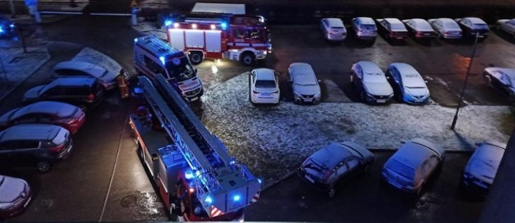 Pożar mieszkania przy ul. Królewieckiej w Elblągu