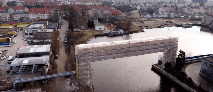 Elbląskie Przedsiębiorstwo Energetyki Cieplnej modernizuje estakadę przy ulicy Grażyny