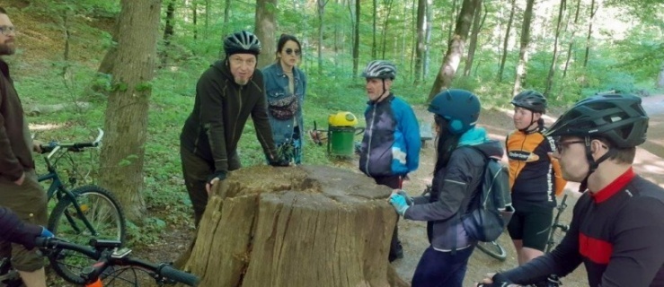 Rowerowy spacer z leśnikiem