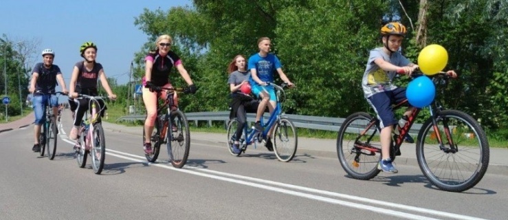 Rowerowy przejazd przez Elbląg