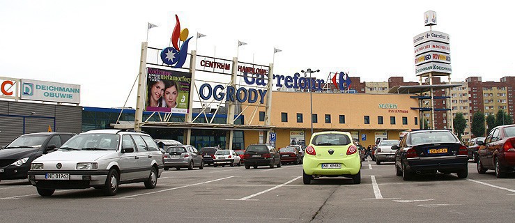 Zamknięcie części parkingu w CH Ogrody