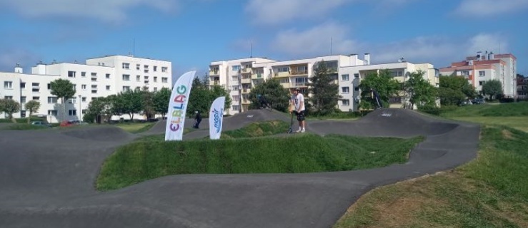 Hulajnogi na pumptracku w Elblągu