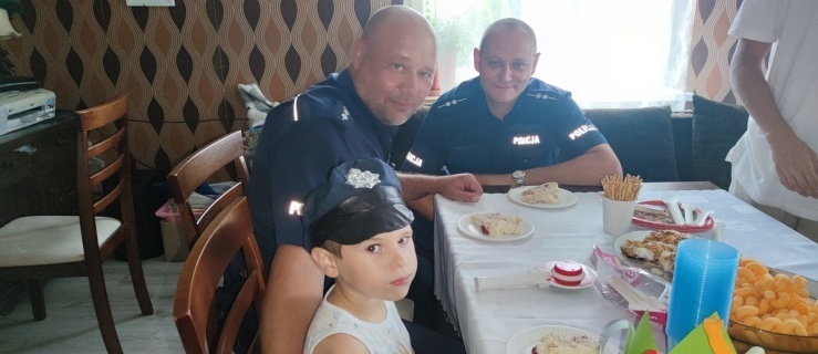 Elbląscy policjanci spełnili marzenie małego Alana