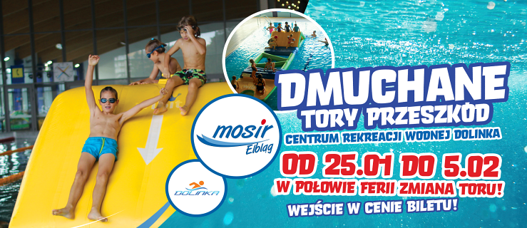 Dmuchane tory powracają na Dolinkę w Elblągu