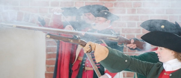 Inscenizacja szturmu na Elbląg 1710