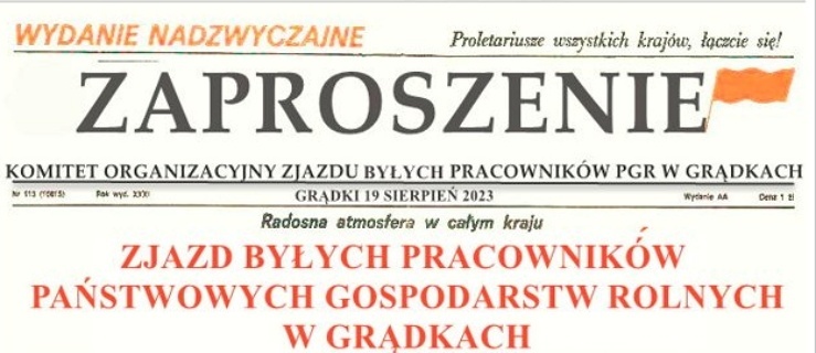 Zjazd byłych pracowników Państwowych Gospodarstw Rolnych w Grądkach