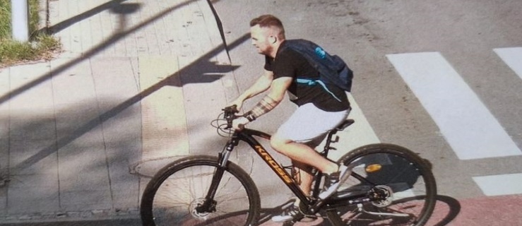 Policjanci poszukują rowerzystę