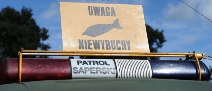 Podczas prac ziemnych wykopano...pocisk artyleryjski