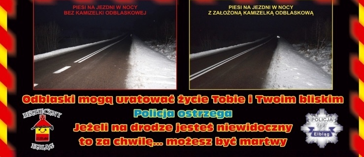 Szybko zapada zmierzch. W Elblągu doszło do dwóch zdarzeń