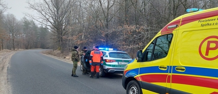 Strażnicy Graniczni pomogli poszkodowanemu mężczyźnie