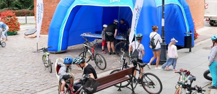 Rowerowa jazda na orientację w Elblągu