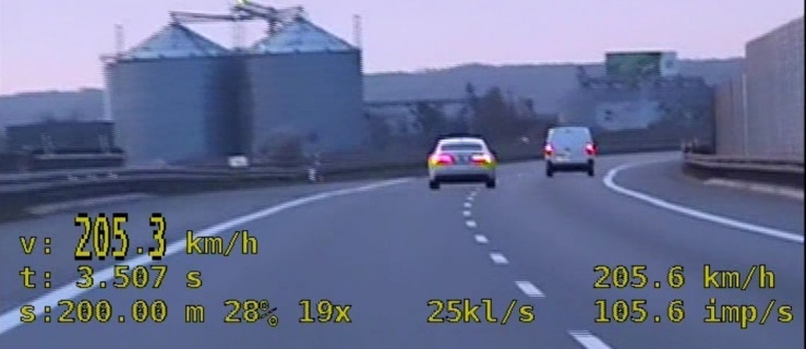 Jechał za szybko. Dopadli go policjanci z Grupy Speed