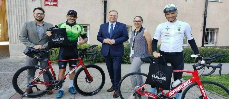 10.000 kilometrów w 30 dni. Po drodze był też Elbląg