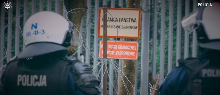 Policjanci chronią wschodnią granicę kraju