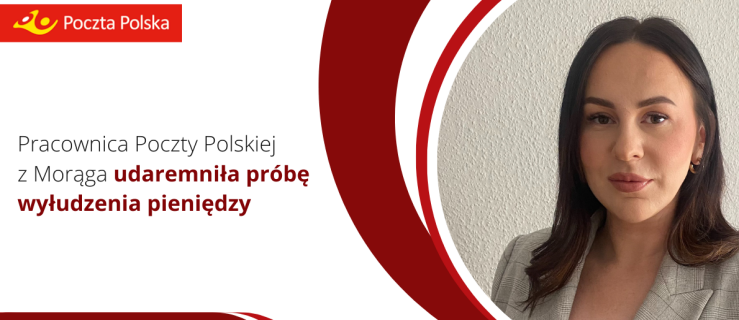 Pracownica Poczty Polskiej udaremniła próbę wyłudzenia pieniędzy 
