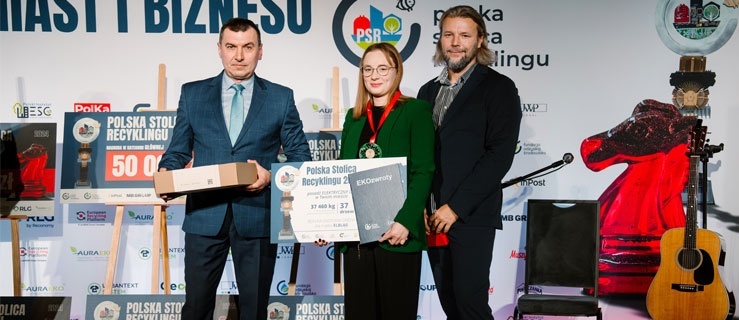 Elbląg uhonorowany medalem z recyklingu i certyfikatem za udział w projekcie Elektryczne Śmieci