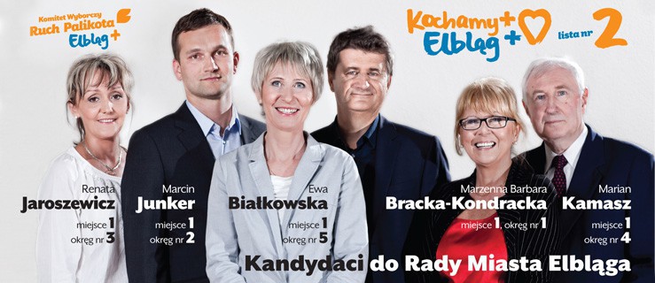 Jedynki Komitetu Wyborczego Ruch Palikota Elblag+