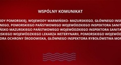 Komunikat - w sprawie wystąpienia przypadków podejrzenia choroby Zalewu Wiślanego (choroba HAFF)