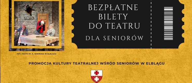 Bezpłatne bilety do Teatru dla seniorów