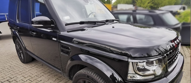 Odzyskany Land Rover