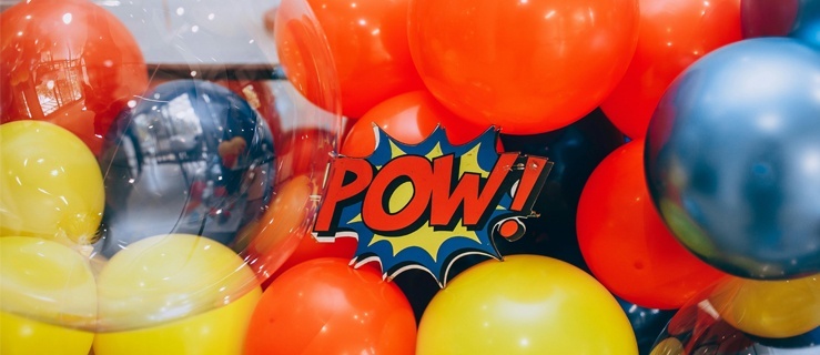 Balony napełnione helem