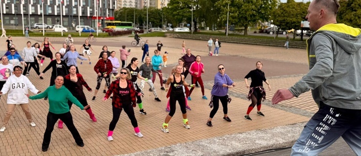 Zumba na Placu Jagiellończyka