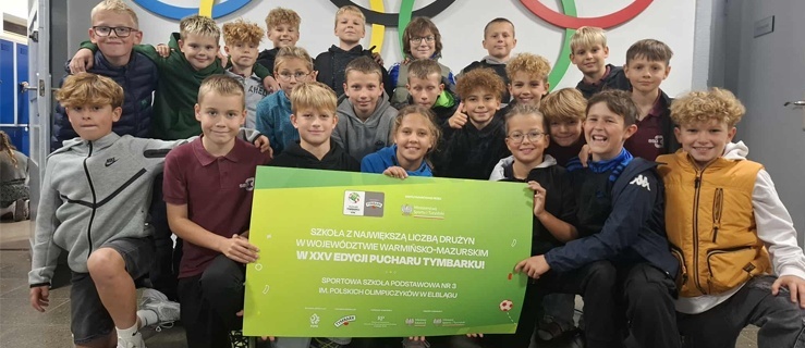 Sportowa SP nr 3 im. Polskich Olimpijczyków w Elblągu z wyróżnieniem  w Pucharze Tymbarku!